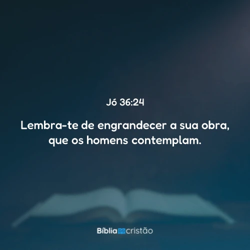 Jó 36:24