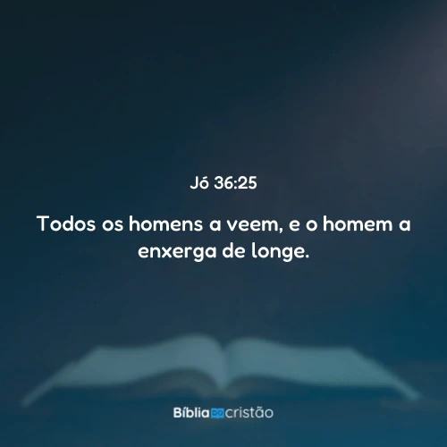 Jó 36:25