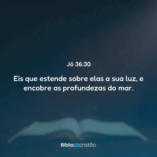 Jó 36:30