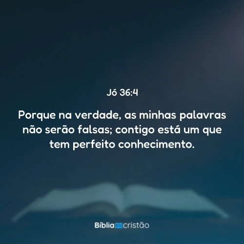 Jó 36:4