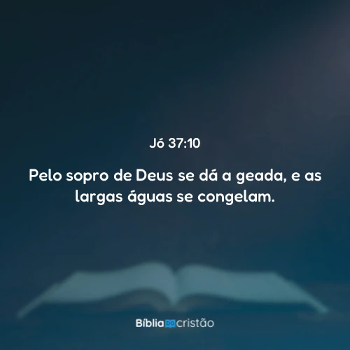 Jó 37:10