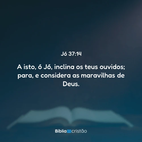 Jó 37:14