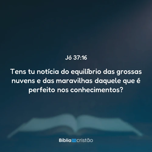 Jó 37:16