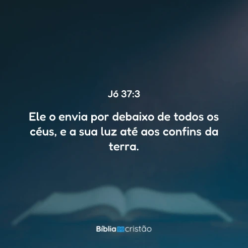Jó 37:3