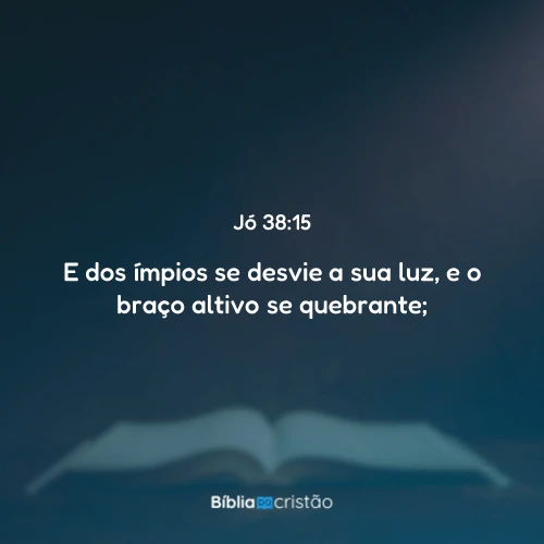Jó 38:15