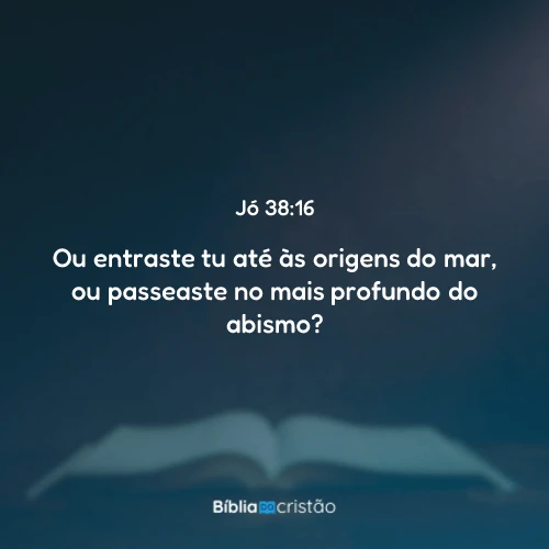 Jó 38:16