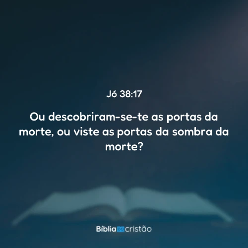 Jó 38:17
