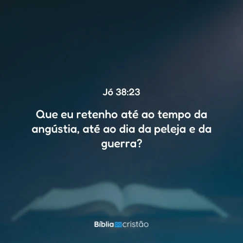 Jó 38:23
