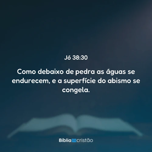 Jó 38:30