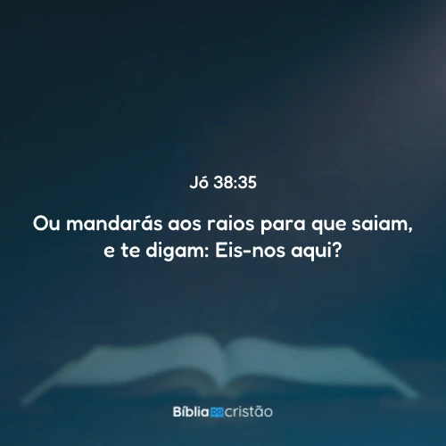 Jó 38:35