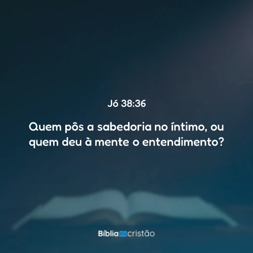 Jó 38:36