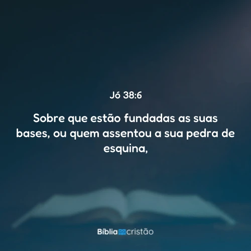 Jó 38:6