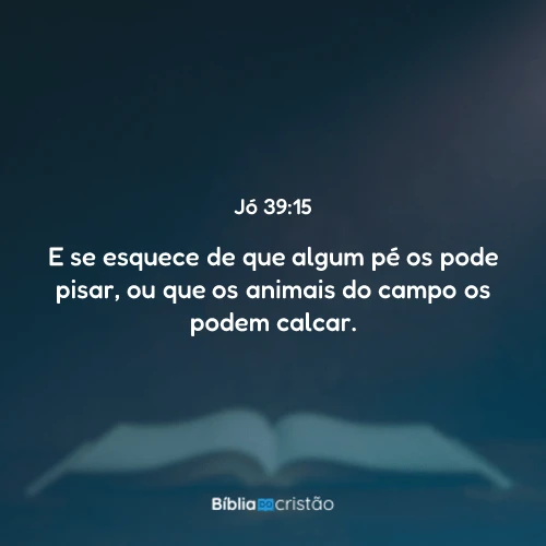 Jó 39:15