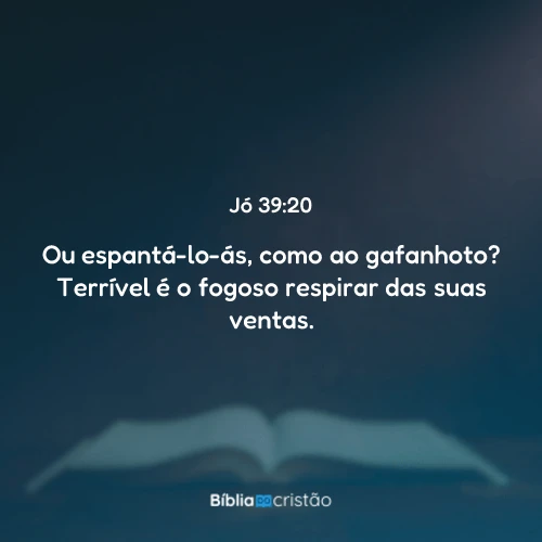 Jó 39:20