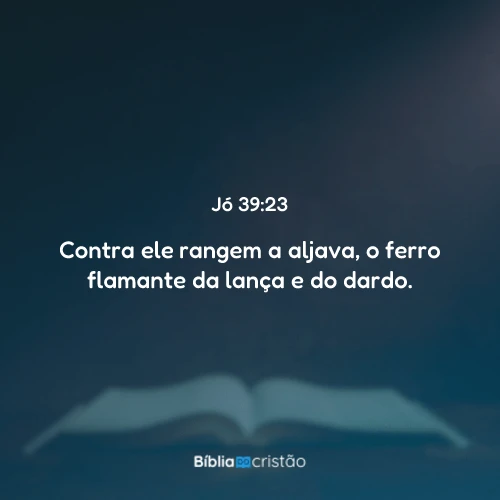 Jó 39:23