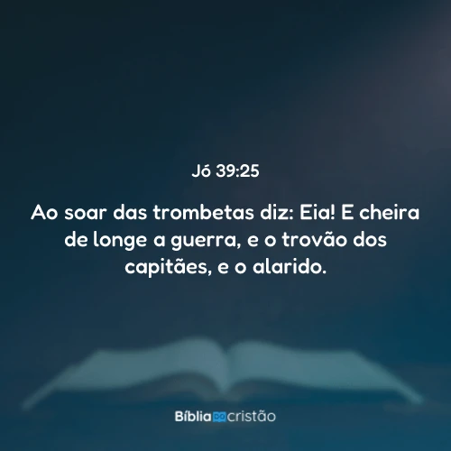 Jó 39:25
