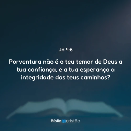 Jó 4:6