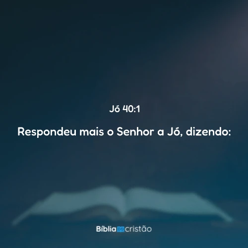 Jó 40:1