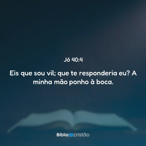 Jó 40:4
