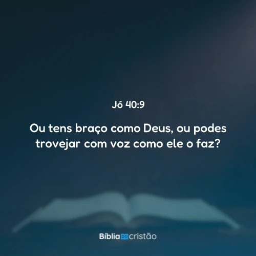 Jó 40:9