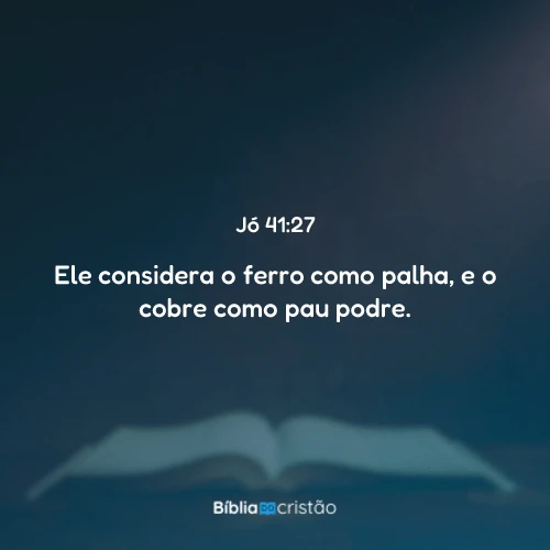 Jó 41:27