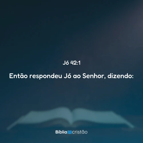Jó 42:1