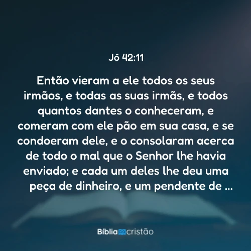 Jó 42:11