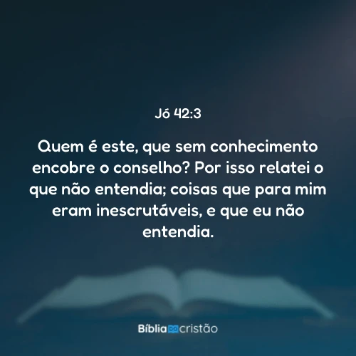 Jó 42:3