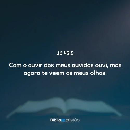 Jó 42:5