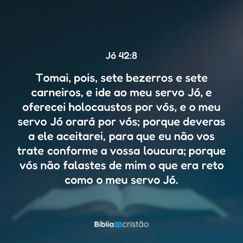 Jó 42:8