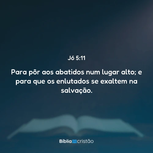 Jó 5:11