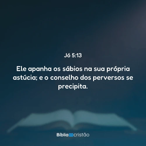 Jó 5:13