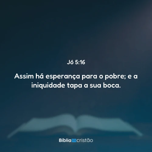 Jó 5:16