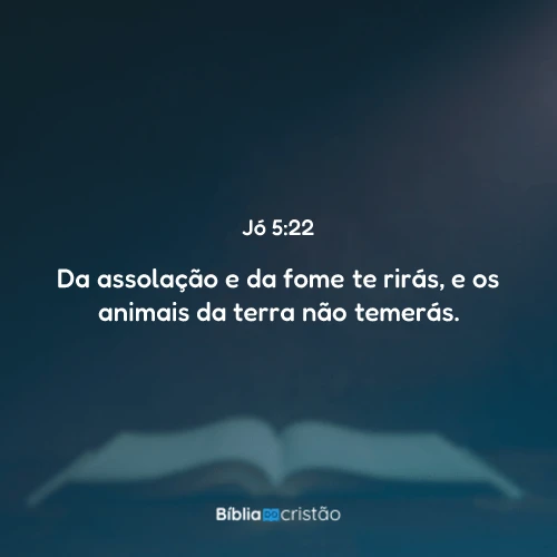 Jó 5:22