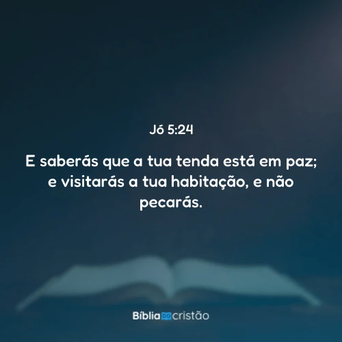 Jó 5:24