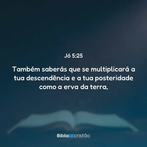 Jó 5:25