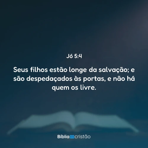 Jó 5:4