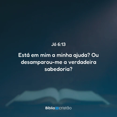 Jó 6:13