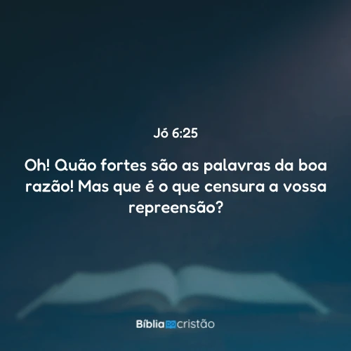 Jó 6:25