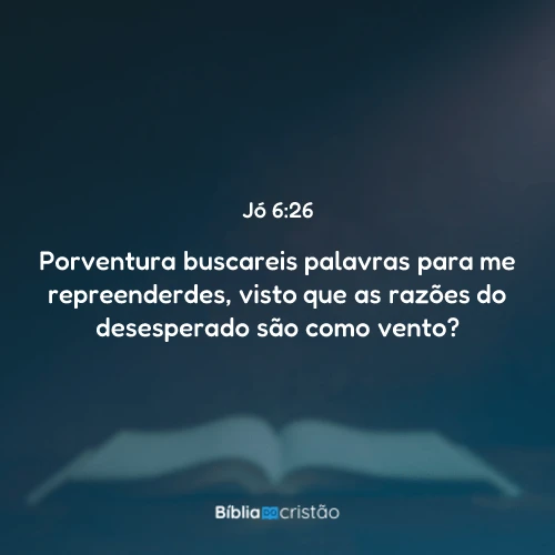 Jó 6:26