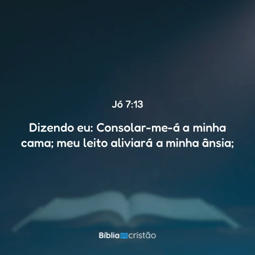 Jó 7:13