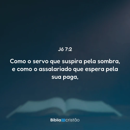 Jó 7:2