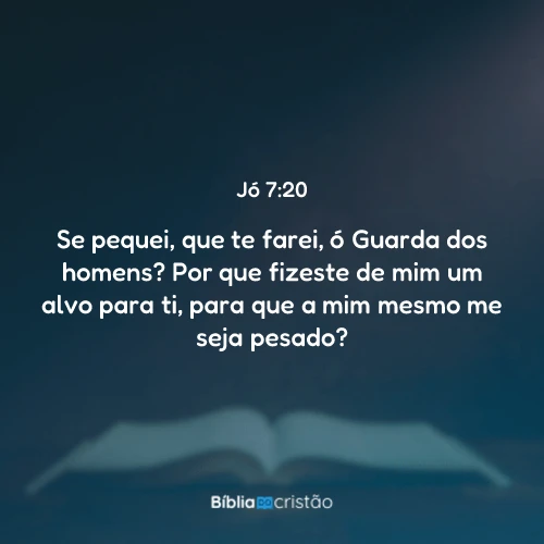 Jó 7:20