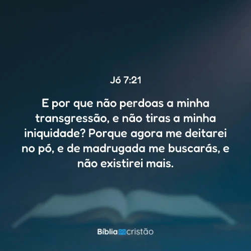 Jó 7:21