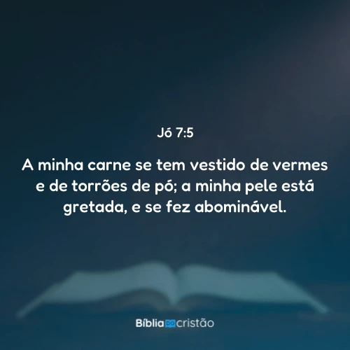 Jó 7:5