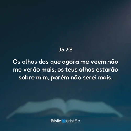 Jó 7:8