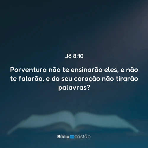 Jó 8:10