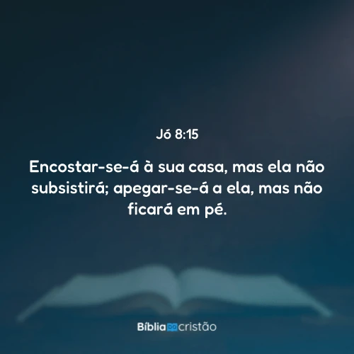 Jó 8:15
