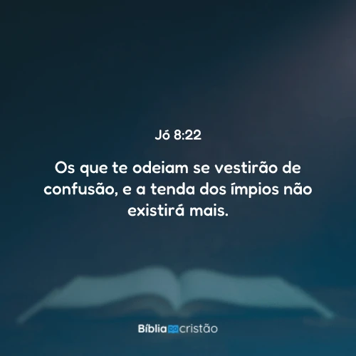 Jó 8:22