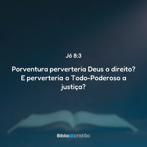 Jó 8:3
